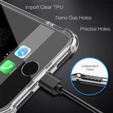 Case For iPhone X 6 7 8 Plus Phone Case For iPhone XS Max XR 5S 5 SE 7 Clear Shockproof Soft Silicone Transparent Cases