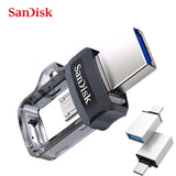 Sandisk 3.0 USB Flash Drive 8GB 16GB 32GB 64GB 128GB 256GB Dual OTG USB 3.0 Pen Drives Stick U Disk for Computer Phone PC