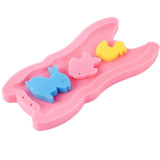 Dessin animé bébé bain éponge coussin bébé stand de douche support de baignoire éponge pad pour bébé nouveau-né