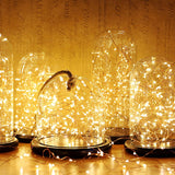 100 LED Guirlande lumineuse avec DIY branche Flexible forme 8 modes 31 V Basse Tension Pour intérieur/extérieur (Protection IP44) avec 5 m de câble 2e génération, blanc chaud