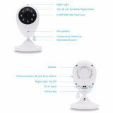 Color Video Wireless Baby Monitor Night Light Babyphone Security Camera 2 Way Talk Digital Zoom Music Temperature