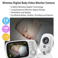 Wireless 3.2inch Baby Monitor Camera Nanny VOX Lullaby IR Night Vision vigilabebes Baby cam monitor bebes con camara babyphones