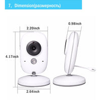 Wireless 3.2inch Baby Monitor Camera Nanny VOX Lullaby IR Night Vision vigilabebes Baby cam monitor bebes con camara babyphones