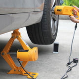 Cric électrique pour voiture avec visseuse à percussion électrique 12V