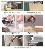 clé dynamométrique tête ensemble douille de douille 7-19mm perceuse électrique à cliquet poignée douille à cliquet, adaptateur multifonction